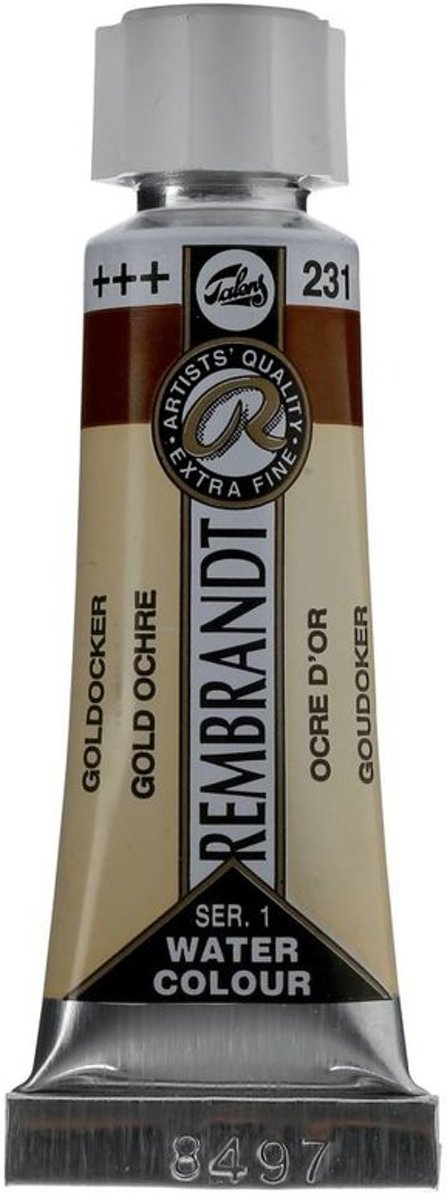 Rembrandt Water Colour tube 10ml | Gold Ochre (231)